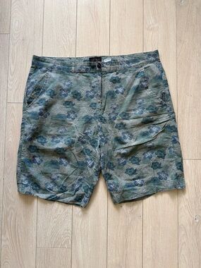 Jachs NY Seersucker Floral Tropical Print Casual Shorts Men’s Size 36